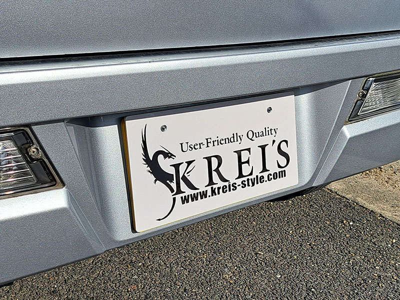 仮付けナンバープレートマグネット