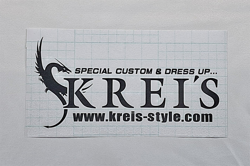 「KRIE'S」カッティングステッカー TYPE1