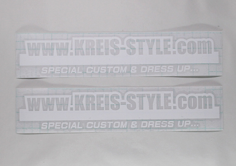 「KRIE'S」URLカッティングステッカー