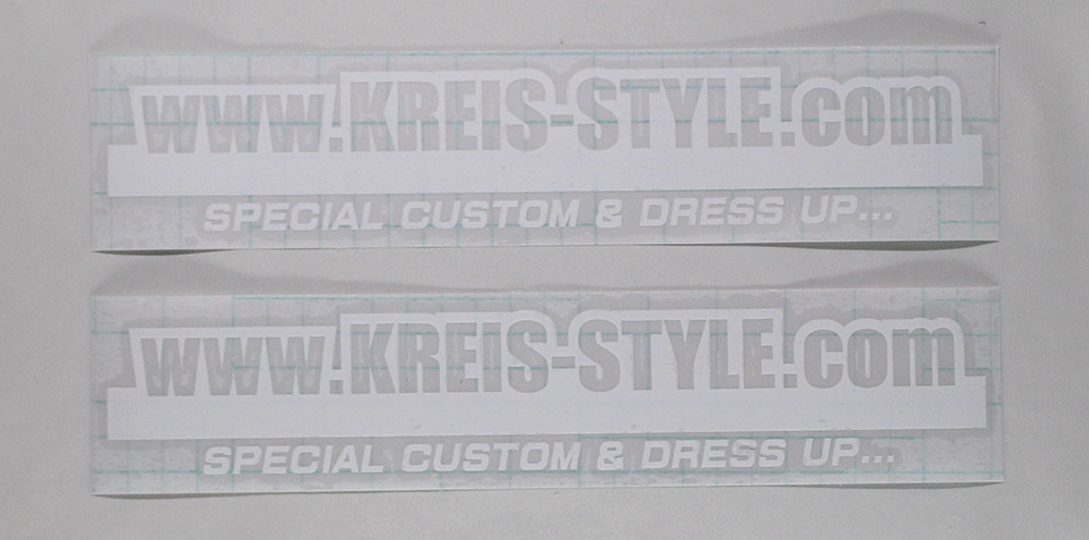 「KRIE'S」URLカッティングステッカー